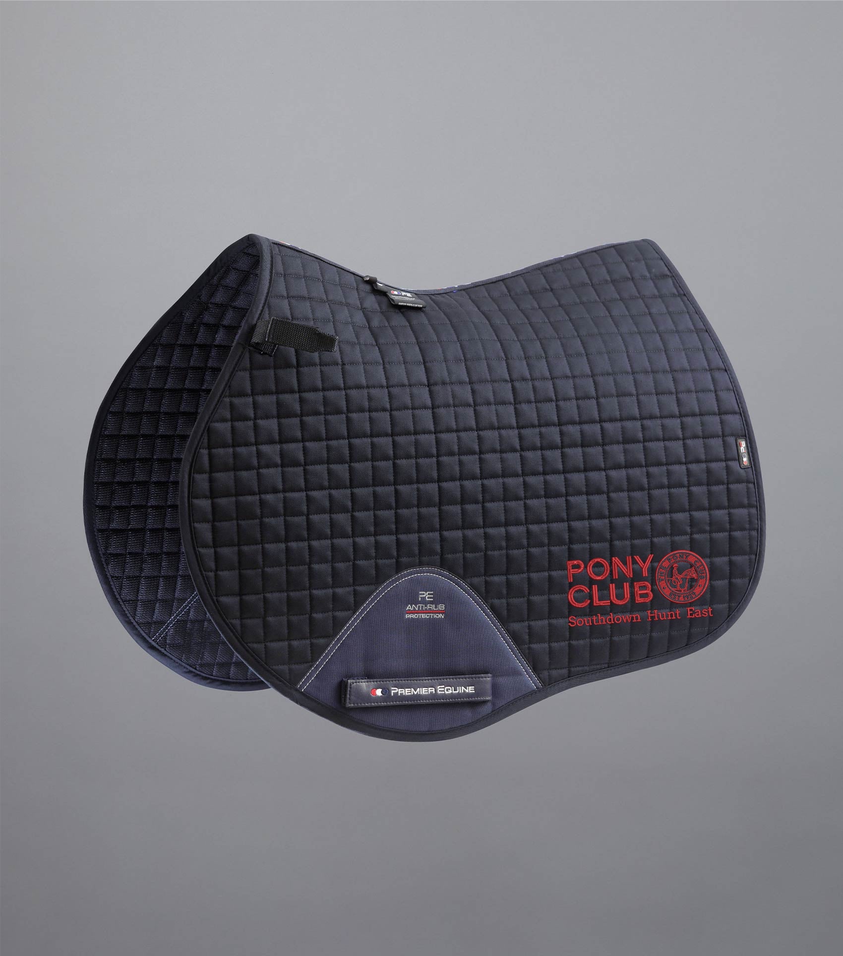Southdown Hunt East PC Navy Premier Equine Close Contact Saddlecloths FULL