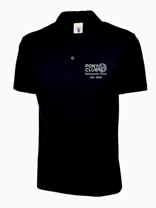 ADULT Badworth Hunt Navy Polo Shirt UC101