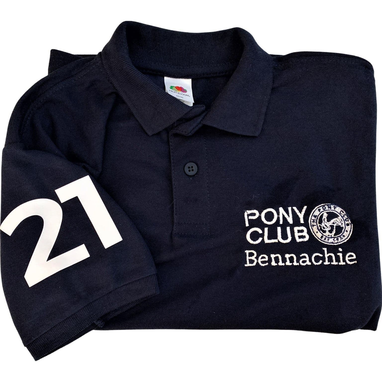ADULT Bennachie Navy Games Polo Shirt UC101