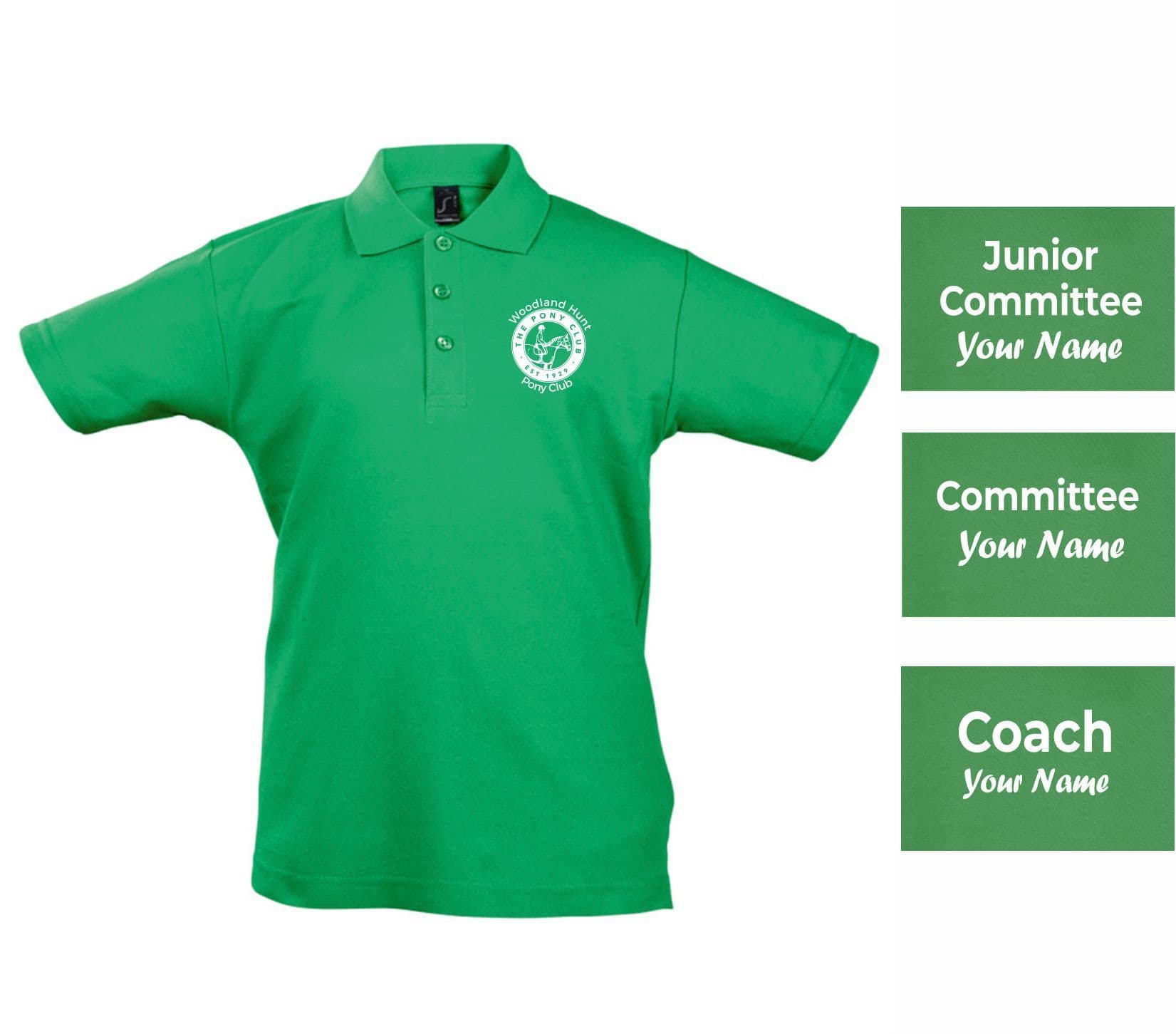 Adult Committee/Coach Polo Shirt – Emerald (11342)