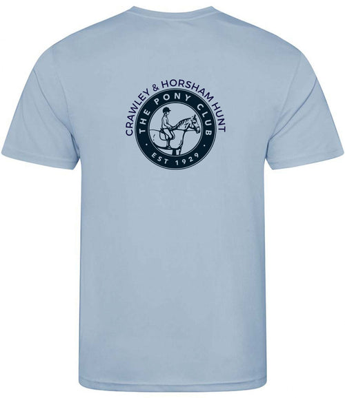 ADULT Crawley & Horsham Hunt Sky Cool T-shirt – JC001