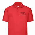 ADULT Deepdene Stables Red Polo Shirt