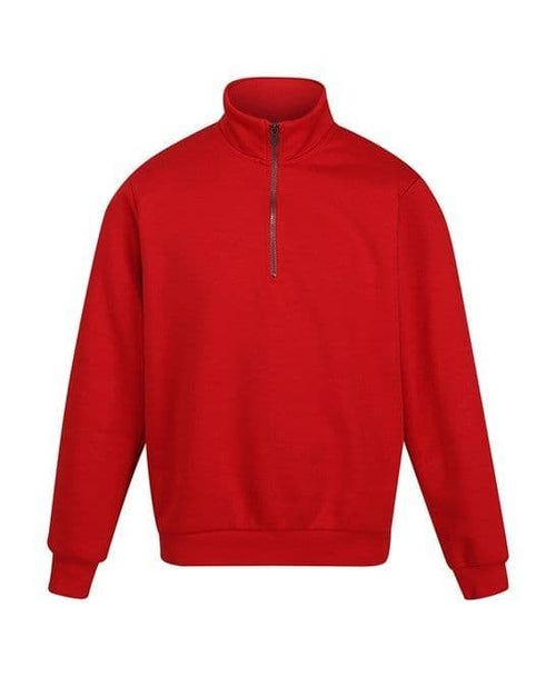 Adult Deepdene Stables Red Quarter Zip Sweatshirt RG613