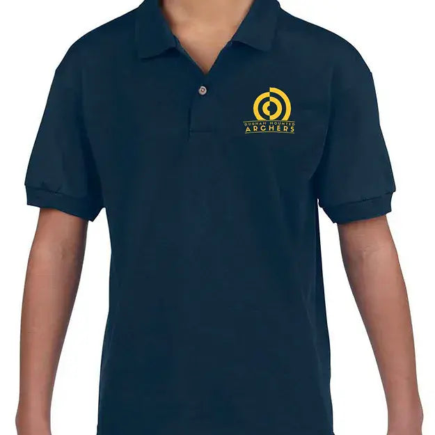 ADULT Durham Mounted Archers Navy Polo Shirt UC101