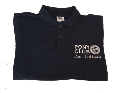 ADULT EAST LOTHIAN Navy Polo Shirt UC101