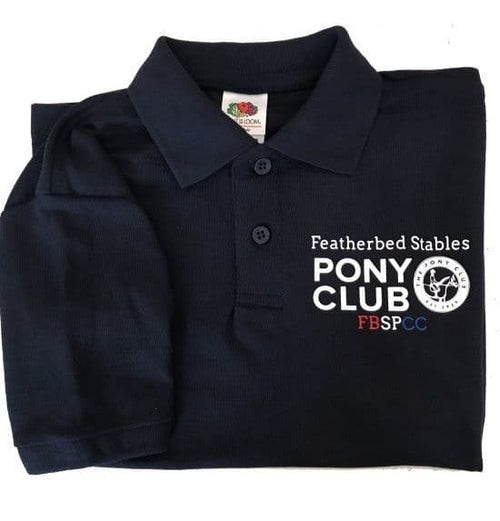 ADULT Featherbed Navy Polo Shirt