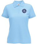ADULT Ladies Fit Crawley & Horsham Hunt Sky Polo Shirt SS212