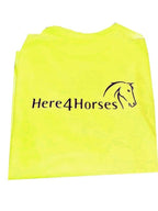 Adult Men's Organic Tee Shirt Here4Horses