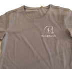 Adult Men's Organic Tee Shirt Here4Horses