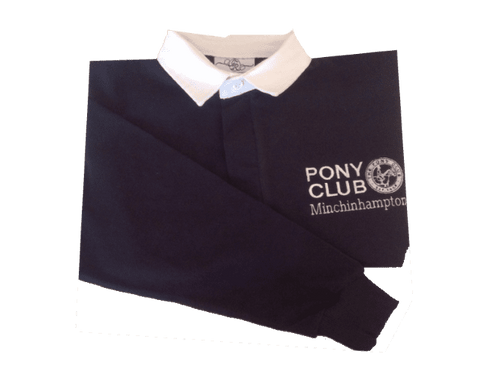 ADULT Minchinhampton Pony Club Long Sleeved Rugby Shirt