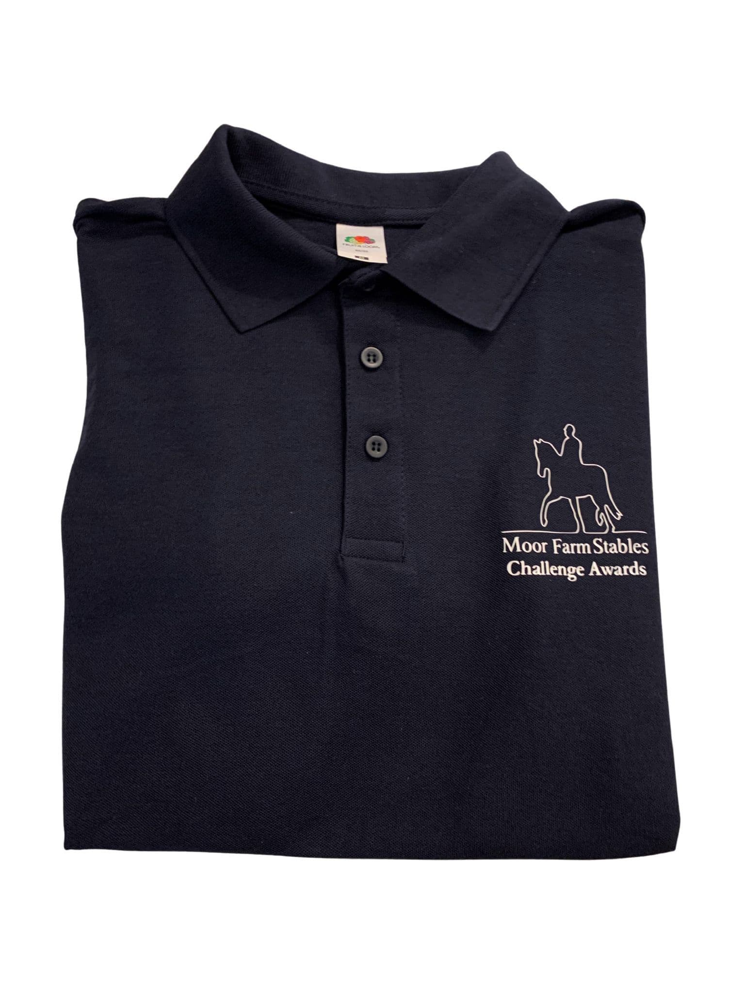 ADULT Moor Farm EC Navy Polo Shirt