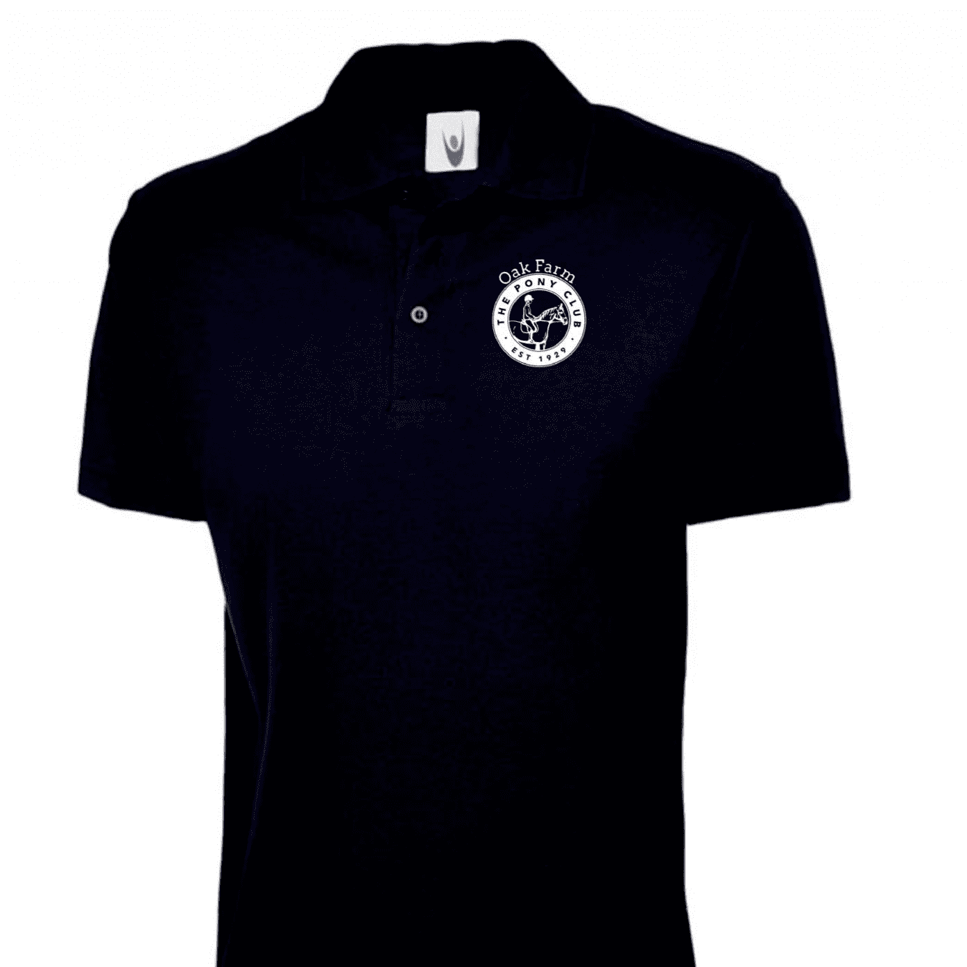 ADULT Oak Farm PC COACHES Navy Polo Shirt UC101