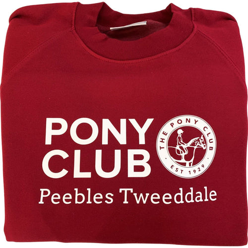 Adult Peebles Tweeddale PC Burgundy Sweatshirt MD01M