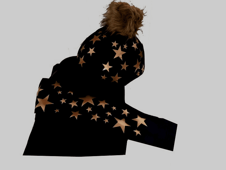 Adult's Black/Rose Gold Base Layer & Hat Silk