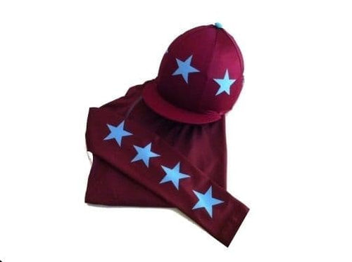 Adult's Burgundy Base Layer & Hat Silk