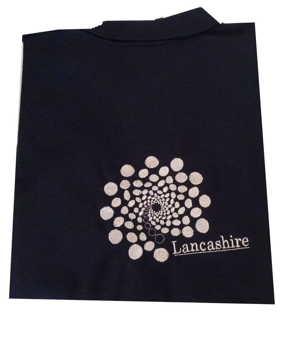 Adult's Lancashire MGA Navy Polo Shirt