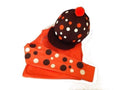 Adult's Orange/Brown/Cream Base Layer Hat Silk