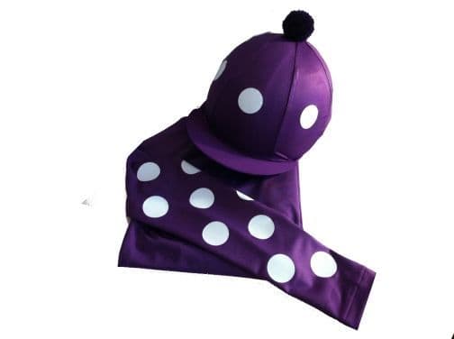Adult's Purple Base Layer & Hat Silk