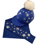 Adult's Royal/Silver Rhino Base Layer & Hat Silk