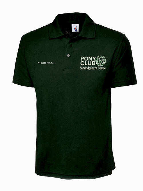 ADULT Sandridgebury Centre Bottle Green Polo Shirt UC101