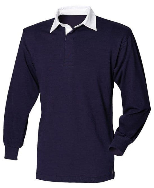 ADULT South Notts Long Sleeved Navy or Light Blue Rugby Shirt