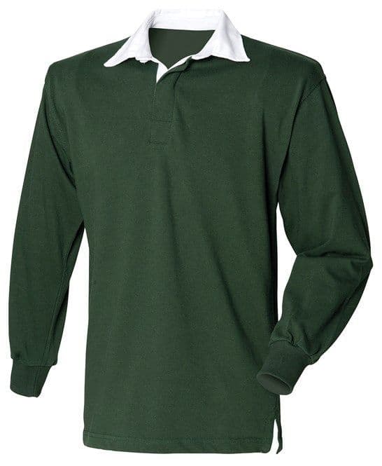 ADULT Stickney Riding Centre Bottle Green Long Sleeved Rugby Shirt