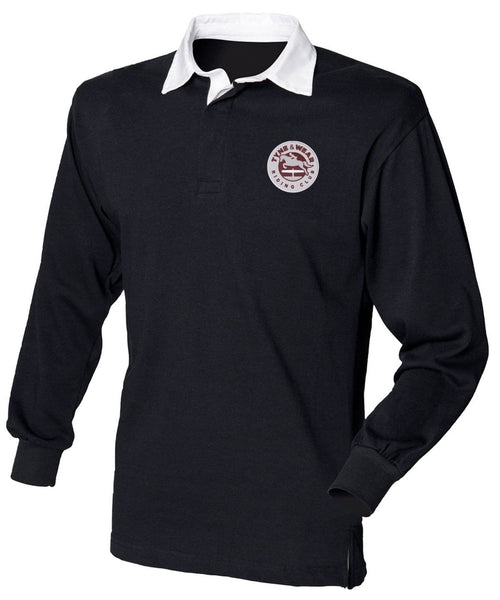 ADULT Tyne & Wear RC Black Long Sleeved Rugby Shirt