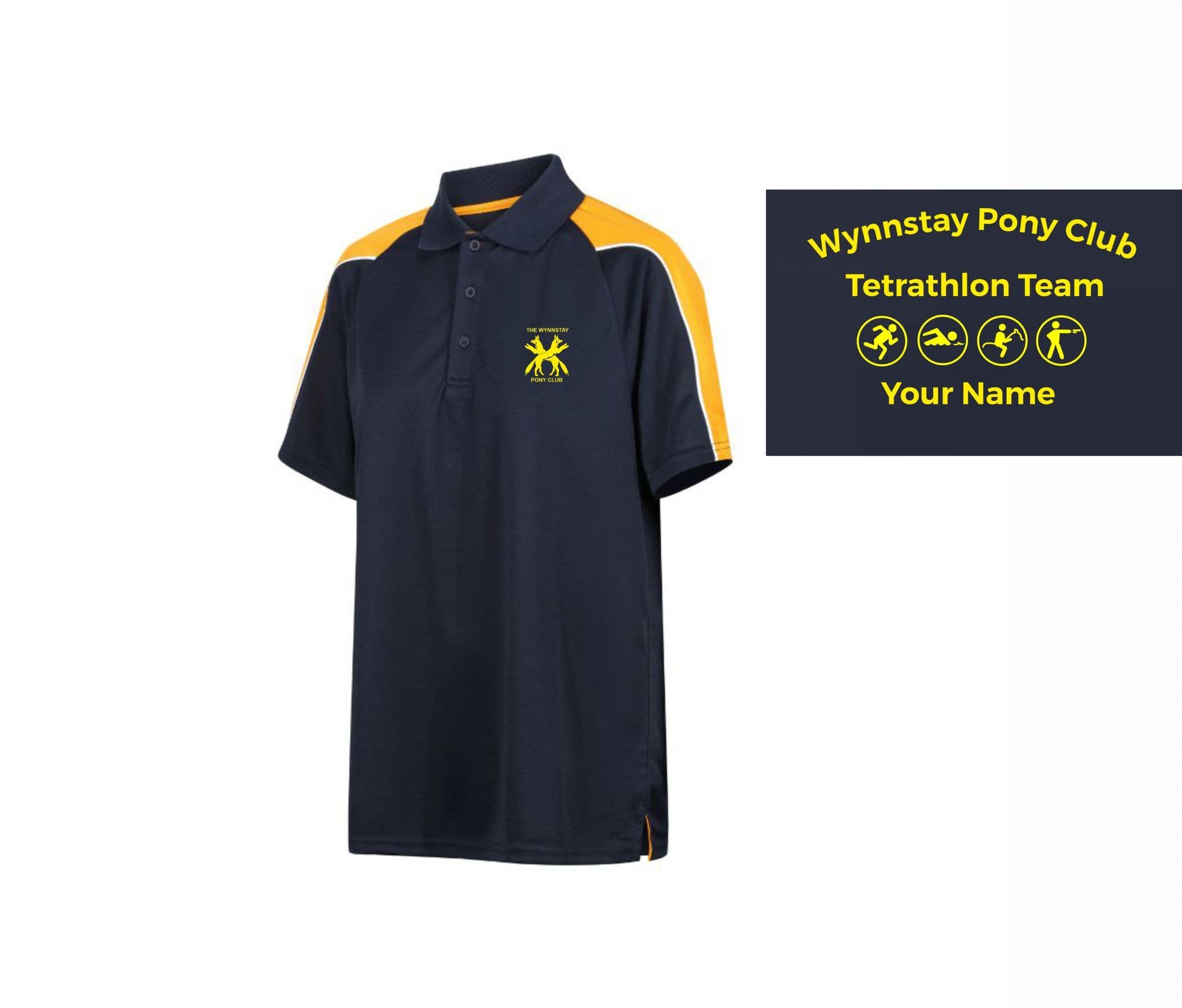 ADULT Wynnstay PC TET Navy Polo Shirt 806
