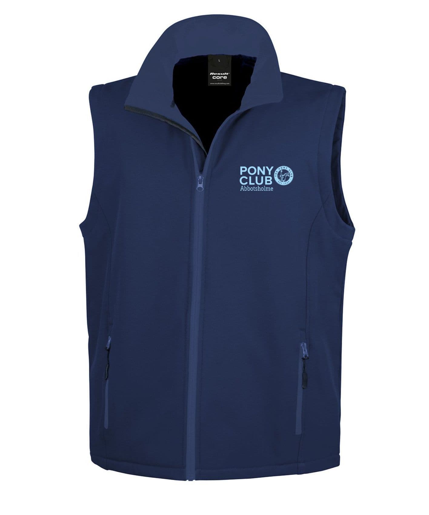 ADULTS Abbotsholme Pony Club Soft-shell Gilet – RG154