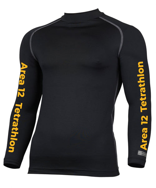 ADULTS Area 12 Tetrathlon Black Base Layer