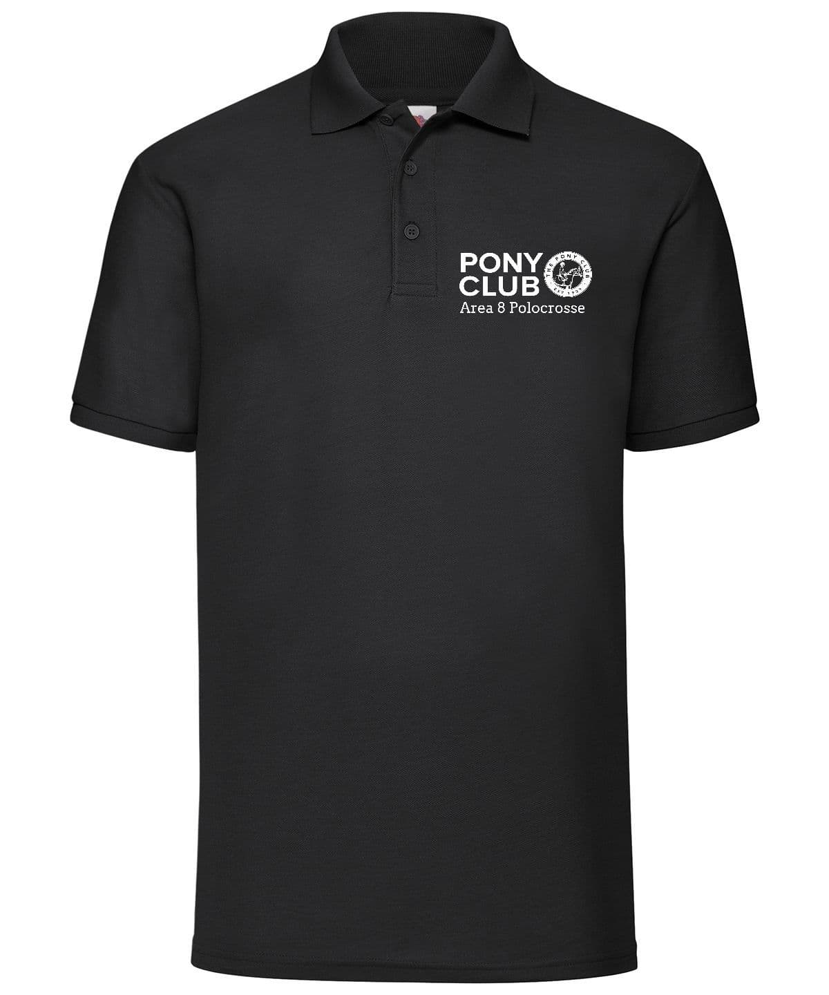 Adults Area 8 Polocrosse Polo Shirt – Black