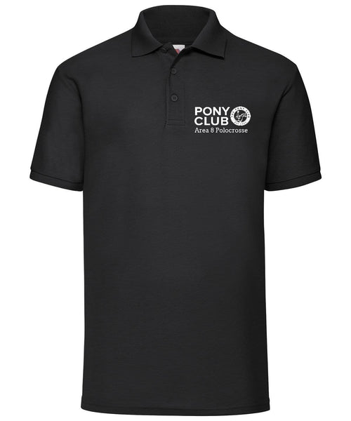 Adults Area 8 Polocrosse Polo Shirt – Black