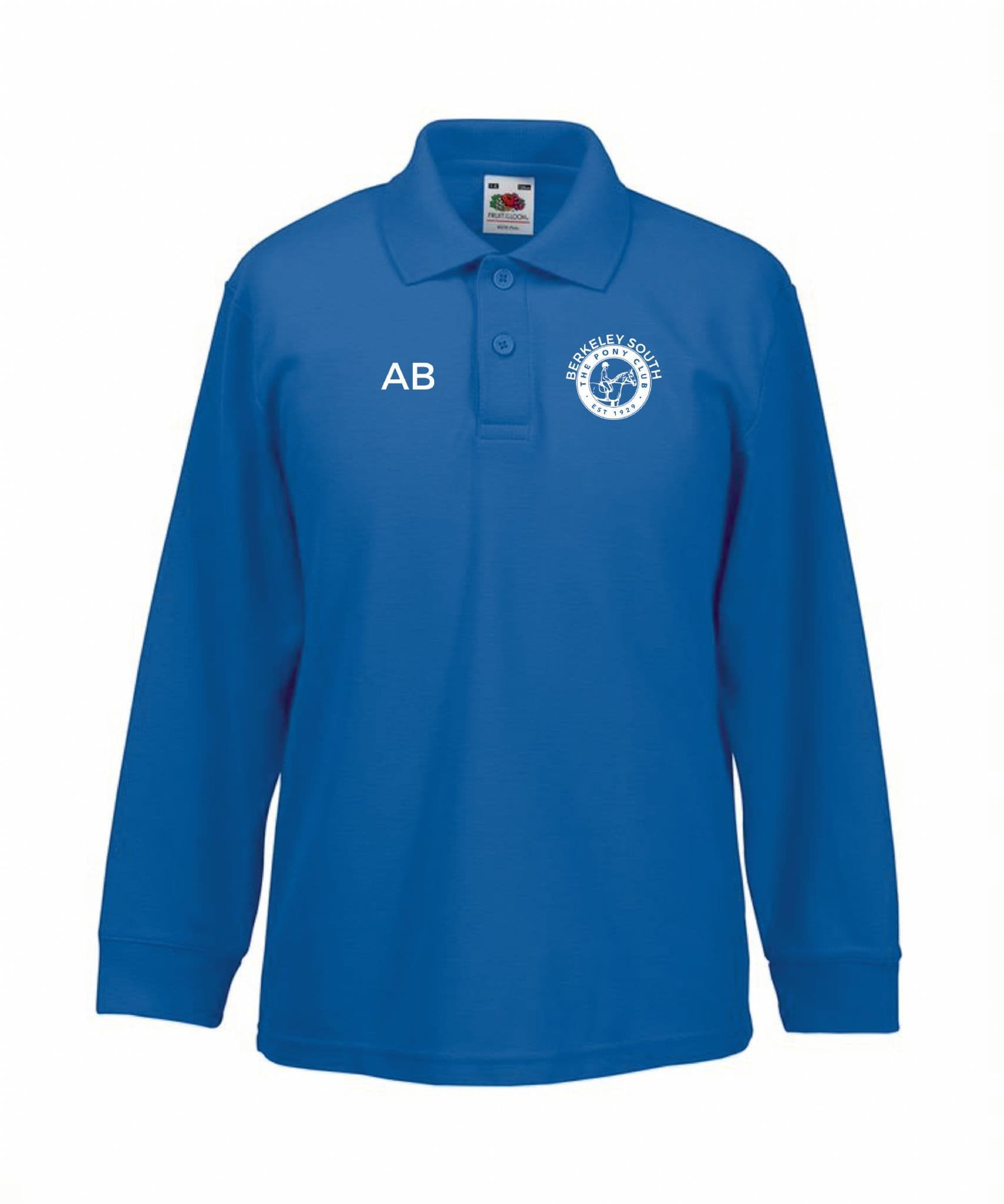 Adults Berkeley South Long Sleeve Royal Blue Polo UC113
