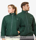Adults Berwyn & Dee Green Premier Equine Pro Rider Unisex Waterproof Riding Jacket