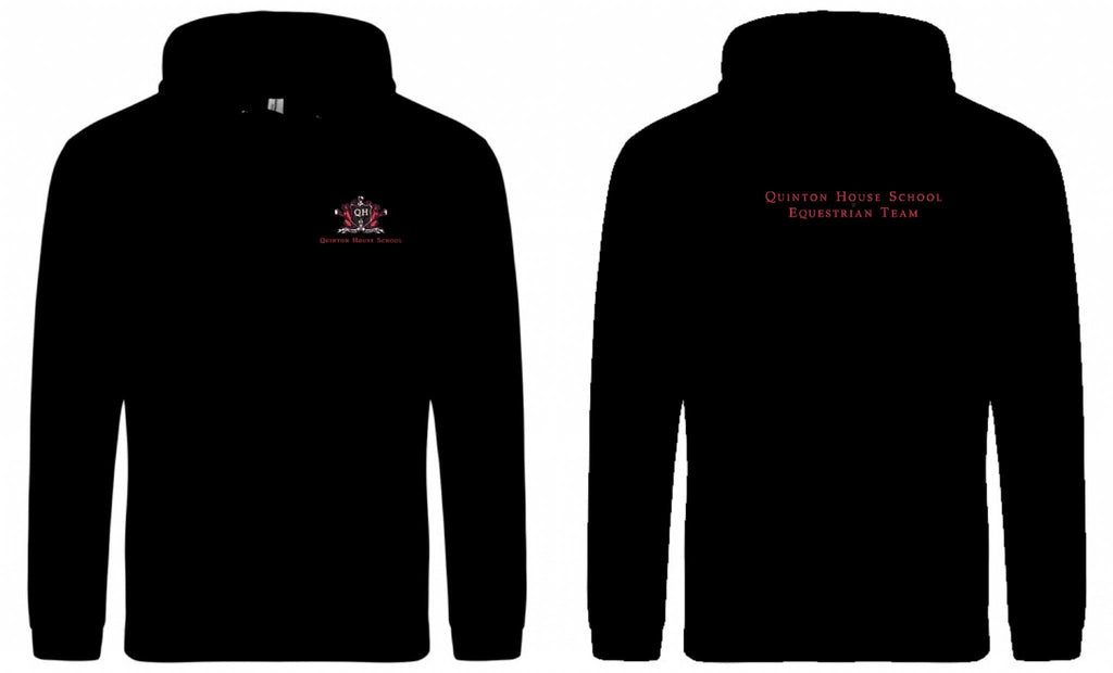 Adults Black Quinton House School Hoodie JH101