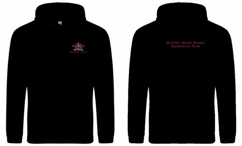 Adults Black Quinton House School Hoodie JH101