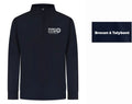 Adults Brecon & Talybont Navy Quarter Zip Tracksuit top LV874