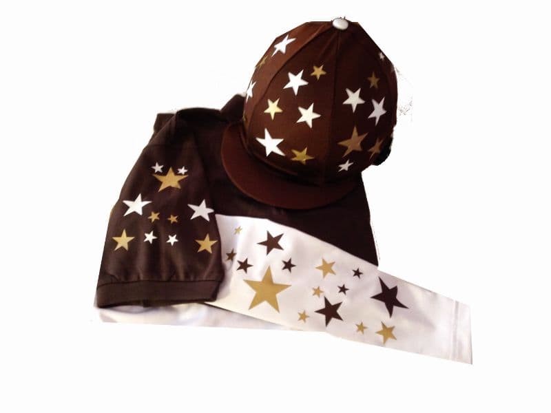 Adults Brown/White/Gold Base Layer, polo and silk Special Edition