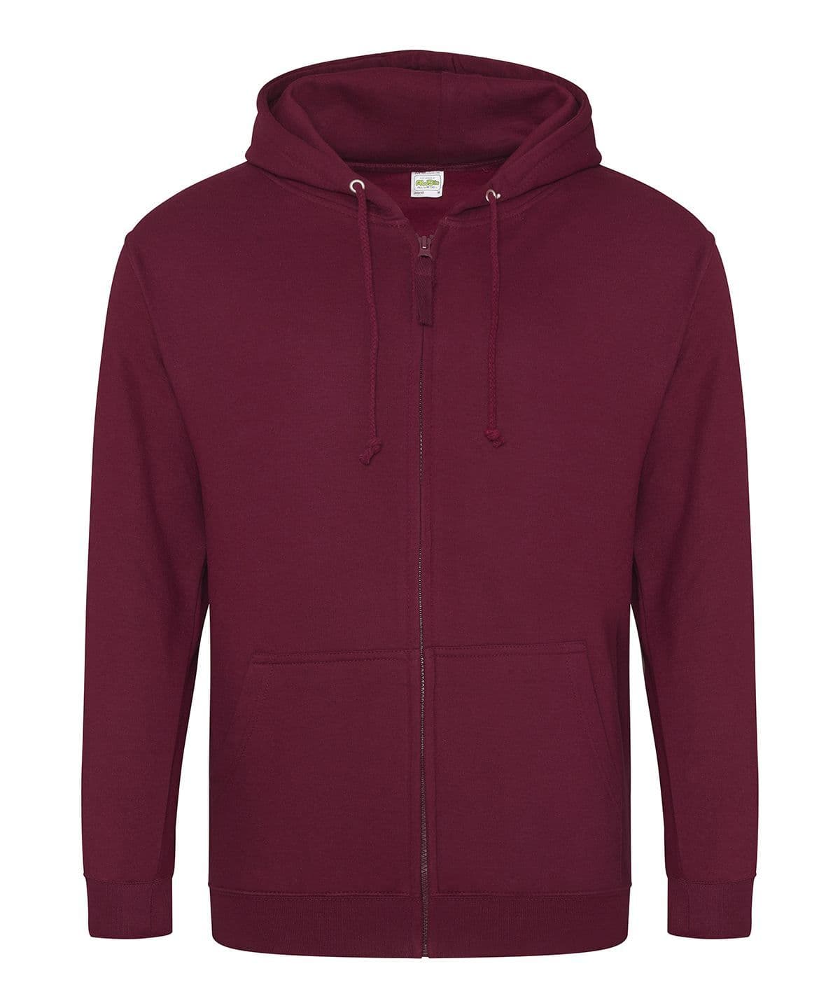 Adults Burgundy Red Piece Equestrian Stables Full Zip Hoodie