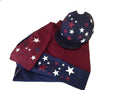 Adults BurgundyWhite/Navy Base Layer, polo and silk.