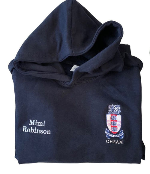 Adults Cheam School Equestrian Navy Hoodie