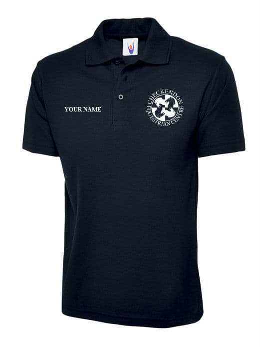 ADULTS Checkendon Navy Polo Shirt – UC101