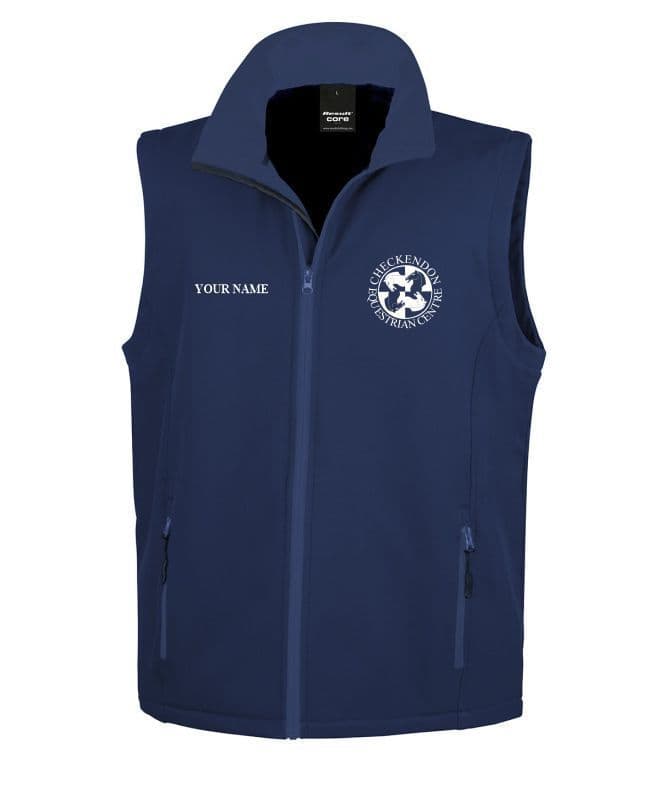 ADULTS Checkendon Navy Soft-shell Gilet – RG154