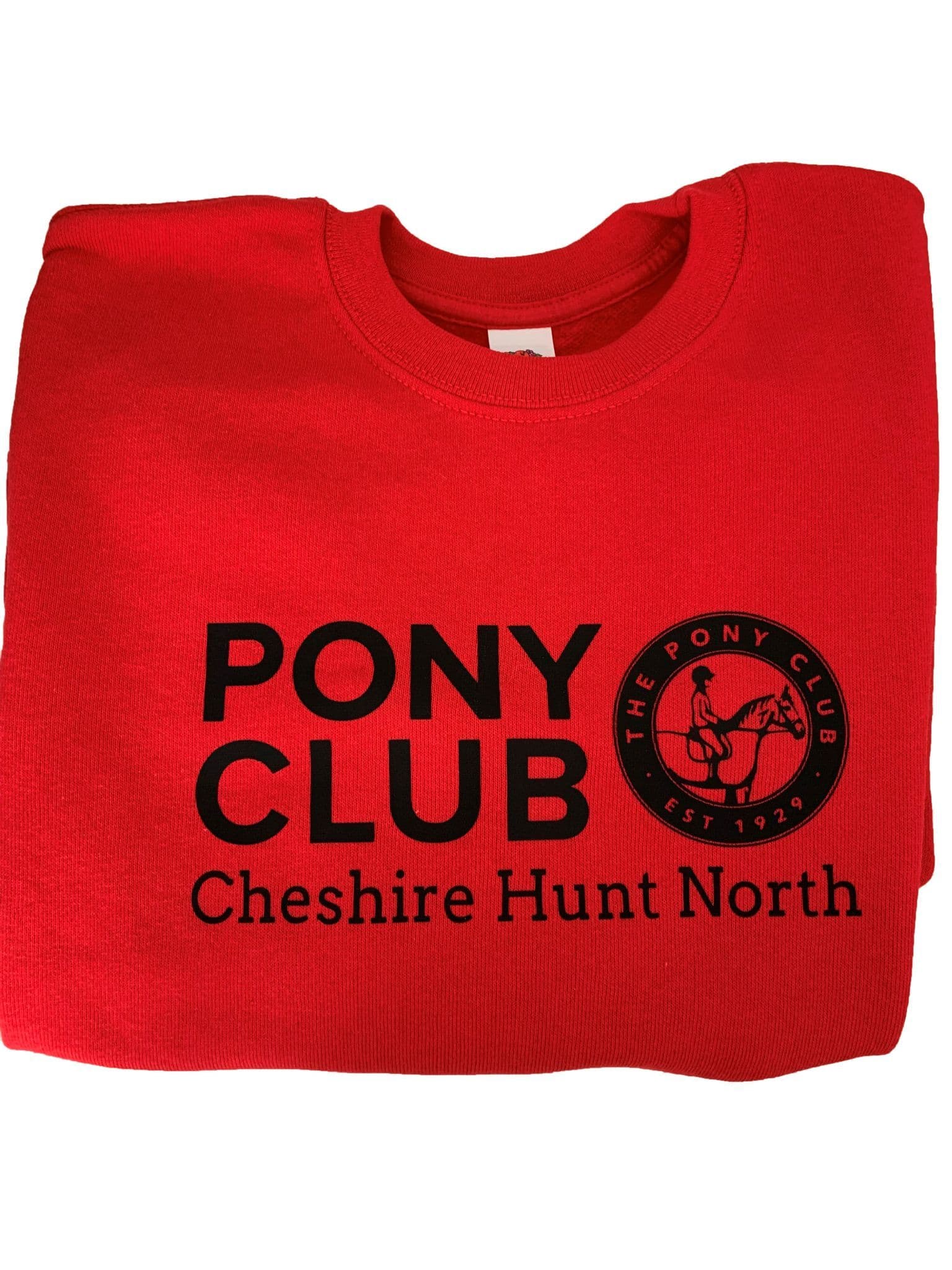 Adults Cheshire Hunt PC Red Sweatshirt SS800