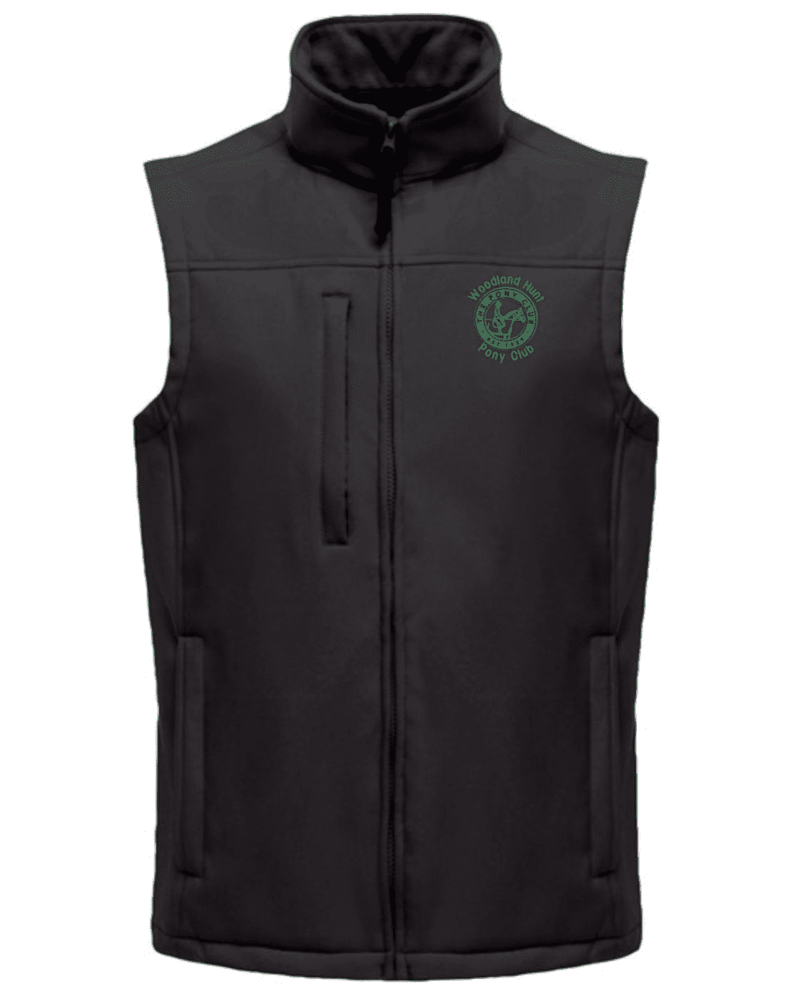 Adults COACH Unisex Woodland Hunt Black Flux Softshell Bodywarmer