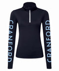 Adults Cranford School Navy Quarter Zip TR121