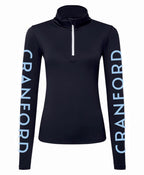 Adults Cranford School Navy Quarter Zip TR121