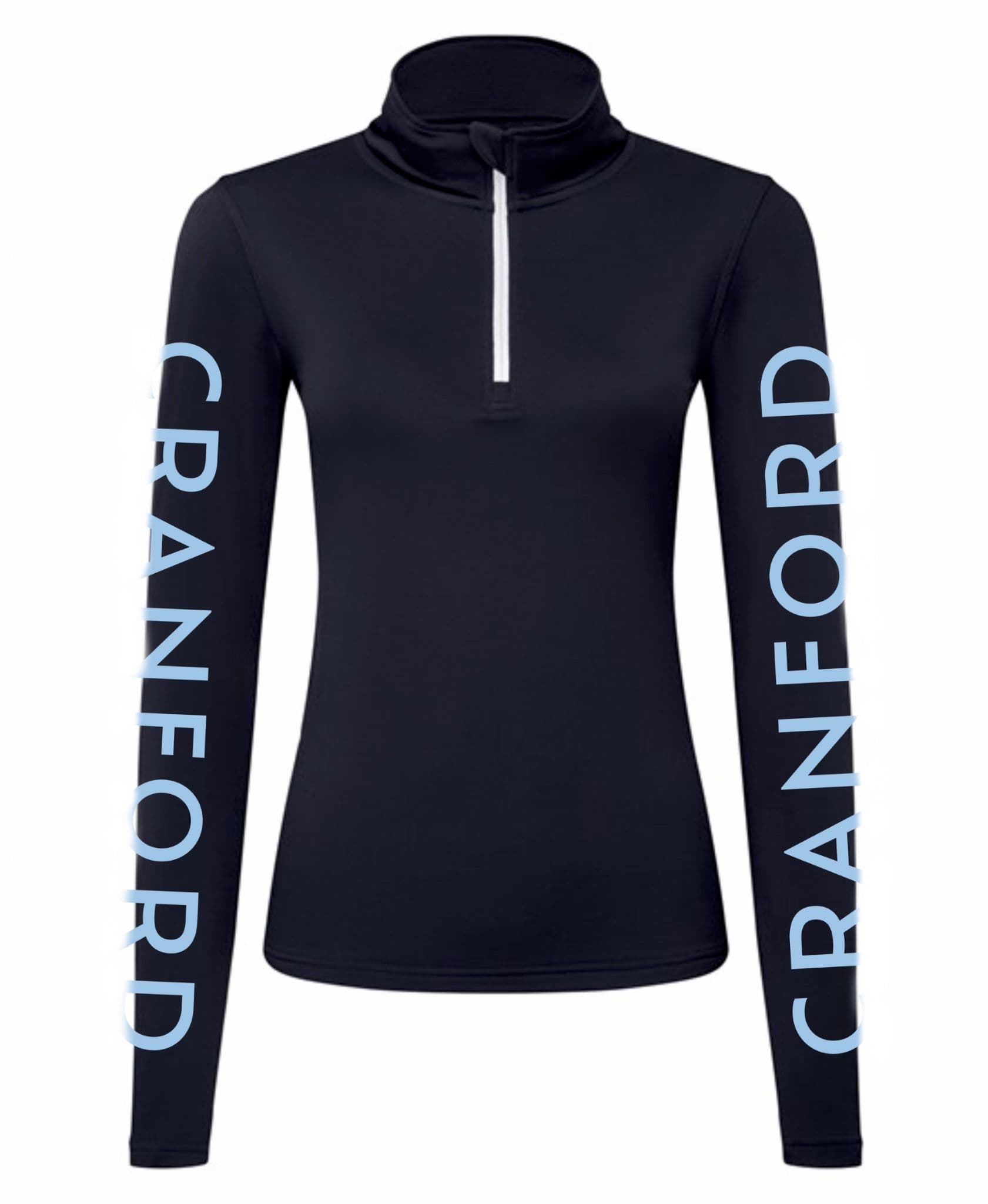 Adults Cranford School Navy Quarter Zip TR121
