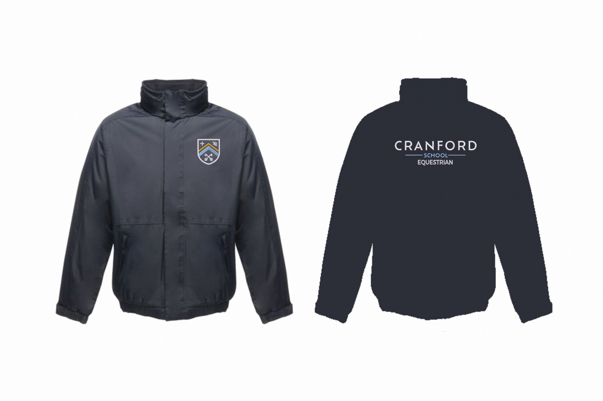 Adults Cranford School Navy Regatta Dover Jacket