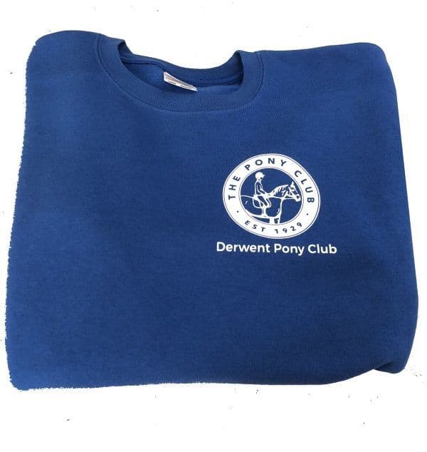 Adults Derwent Hunt Pony Club Royal Sweatshirt UX3